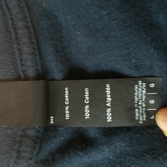 The Concert Tee District Navy Crewneck Tshirt Size Large - Picture 6 of 12